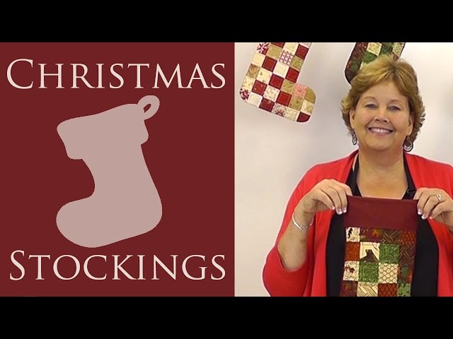 More Quilt As You Go Stockings - Easy Beginner Quilting Project