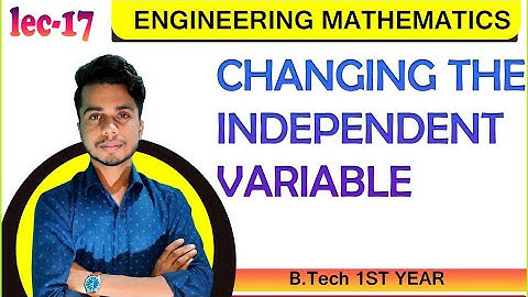 Changing of independent variable #questions Part-3 ||Engineering mathematics-2 ||AKTU ||#Btech