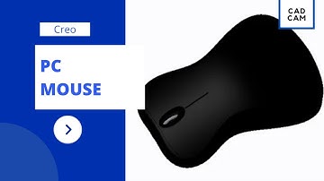 CREO TUTORIAL /pro e/Mouse surface modeling/ BEGINERS tutorial