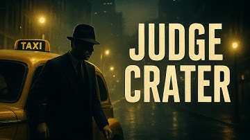 The Missingest Man in New York: The Disappearance of Judge Joseph Crater.