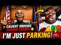 MAN WITH SUSPENDED LICENSE JOINS COURT CALL WHILE DRIVING 😱🚗⚖️