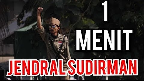 1 Menit Bersama JENDRAL SUDIRMAN | Pertempuran Surabaya | Karya: Teater Roda IDIA