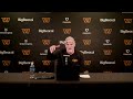 HC Dan Quinn Speaks to the Media the Day After the Loss to the Broncos | Washington Commanders