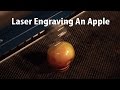 Useless lasering of an apple