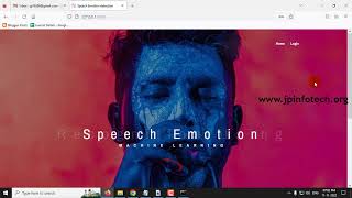 Speech Emotion Recognition using Machine Learning | Python Final Year IEEE Project 2023