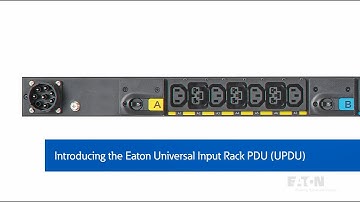 The Eaton Universal Input Rack PDU (UPDU)