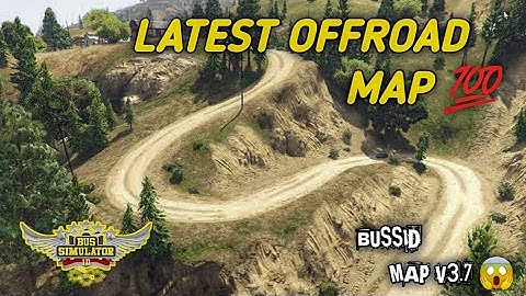 ✅🪨LATEST OFFROAD Map Mod For Bus simulator Indonesia  // BUSSID mapmod V3.7 #offroadmapmod ✅#mapmod