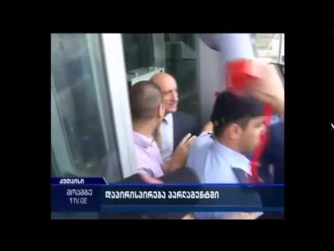 ლორთქიფანიძე მომიტინგეებს აგინებს