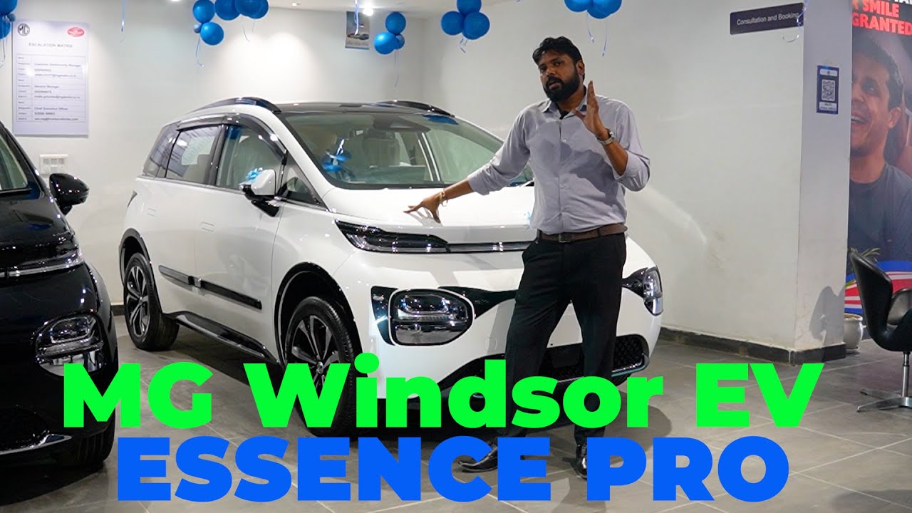 Windsor EV Pro new Features & Range | MG Windsor EV Essence Pro ADAS ...