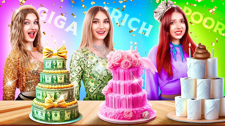 Zengin vs Fakir vs Çok Zengin Kız! En İyi Doğum Günü Partisini Kim Düzenledi?