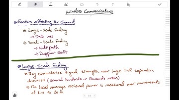 OFDM 7: Propagation Mechanisms: Reflection, Diffraction and Scattering