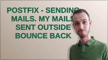 POSTFIX - sending mails. My mails sent outside bounce back
