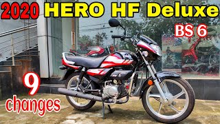 2020 Hero HF Deluxe BS6|Full Review|Specs|Milage|Price