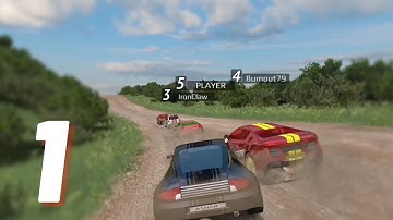 Rally Fury - Extreme Racing - Gameplay Walkthrough Part 1 (Levels 1-2) - Android/iOS - Radio Gaming