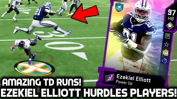 EZEKIEL ELLIOTT HURDLES PLAYERS! CRAZY TD RUNS! Ma...