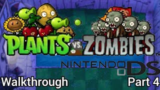 Plants vs Zombies - [DS] - [Walkthrough] - [Fog] - [Part 4]