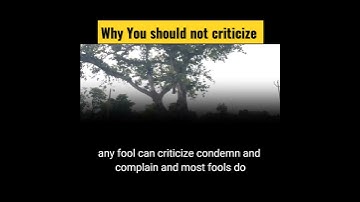 why you should not criticize| Dale Carnegie #quotes