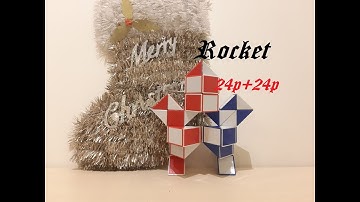 COMBINATION OF 2 SNAKE CUBE (24+24) - Rocket