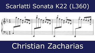 Domenico Scarlatti - Sonata in C minor K22 (Christian Zacharias)