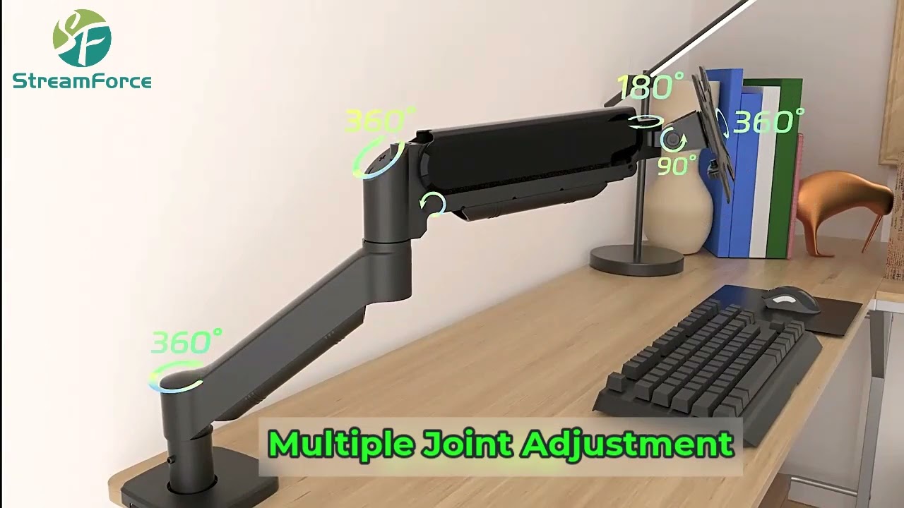 Transform Your Desk Setup with This Sleek Single Monitor Arm!