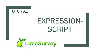Limesurvey: ExpressionScript (Expression Manager) | german with english subtitles