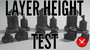 Layer Height Test (& Kickstarter Teaser)