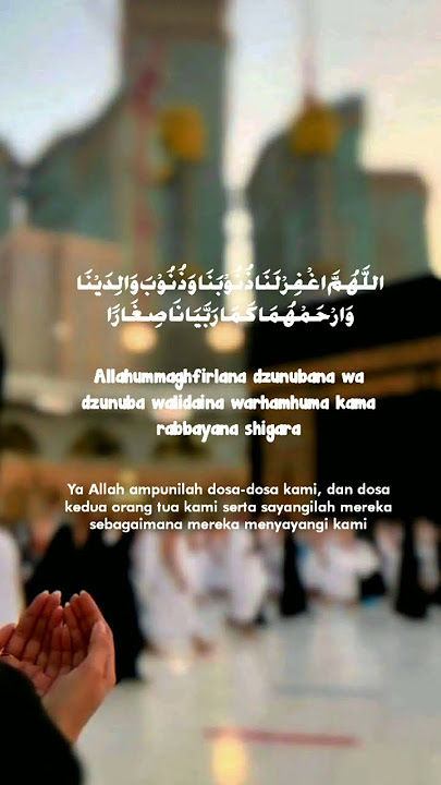 Doa untuk orang tua - Aamiin😢🤲 #doa #doauntukkeduaorangtua #shorts