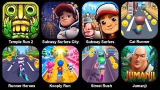 Temple Run2,Subway Surf City,Subway Surf,Cat Runner,Runner Heroes,Kooply Run,Street Rush,Jumanji screenshot 4