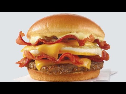 FOOD REVIEW: Wendy's BREAKFAST Baconator combo!! 