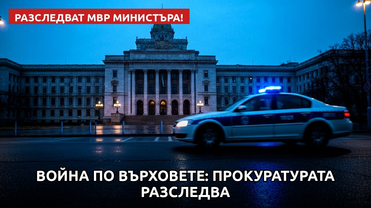 Война по върховете: Прокуратурата разследва МВР министъра!