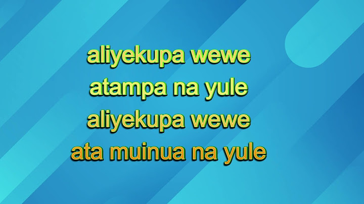 yonah chilolo - nakutegemea baba  lyrics video