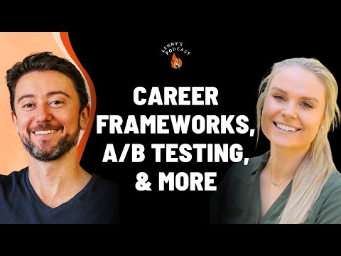 Career frameworks, A/B testing, onboarding tips, selling to engineers thumbnail