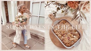 DAYS IN THE LIFE | baking easter cookie bars, new in home bargains & sunny moments✨