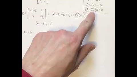 Linear Algebra - 5.1 Finding bases for eigenspaces for a 2x2 matrix