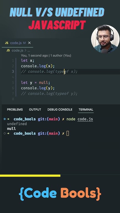 Difference between null and undefined 💡 #coding #javascript #null # ...