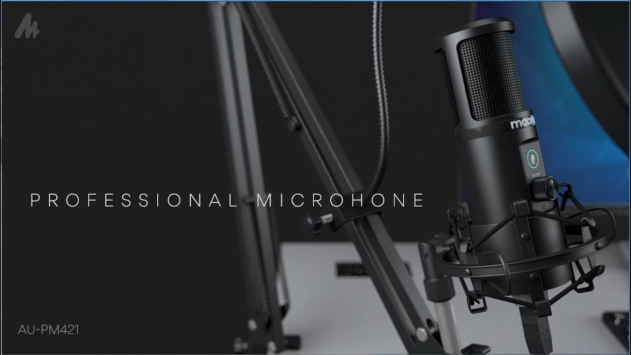 Maono Au-Pm421 Professional Microphone 192khz/24bit Podcast Mic