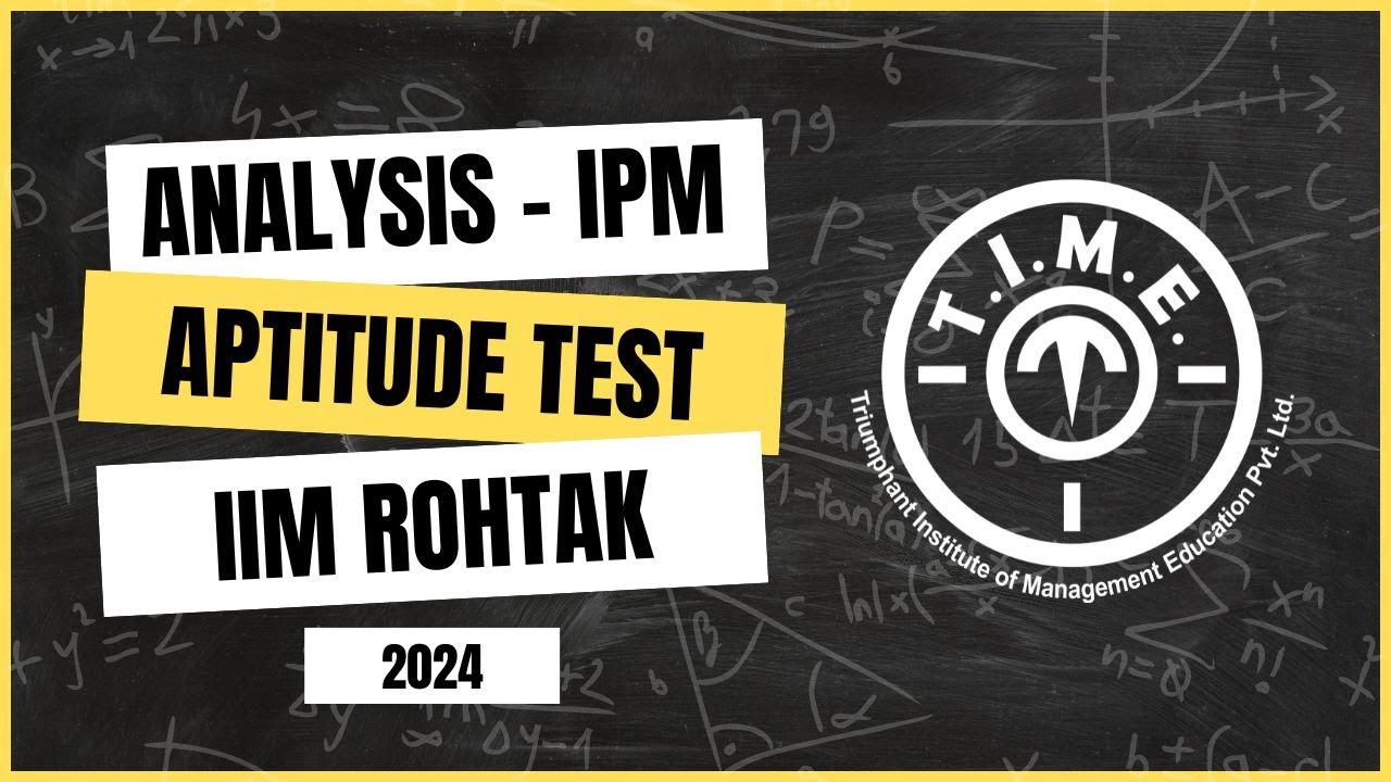 IIM Rohtak IPMAT 2024 Analysis