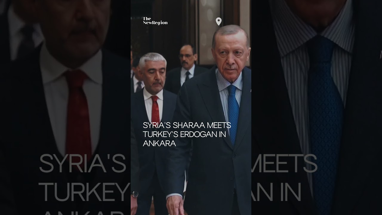Syria's Sharaa meets Turkey's Erdogan in Ankara