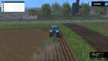 farming simulator 15 tutorial 1 :ploegen