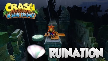 Crash Bandicoot 2 - "Ruination" 1st Gem and All Boxes (PS4 N Sane Trilogy)