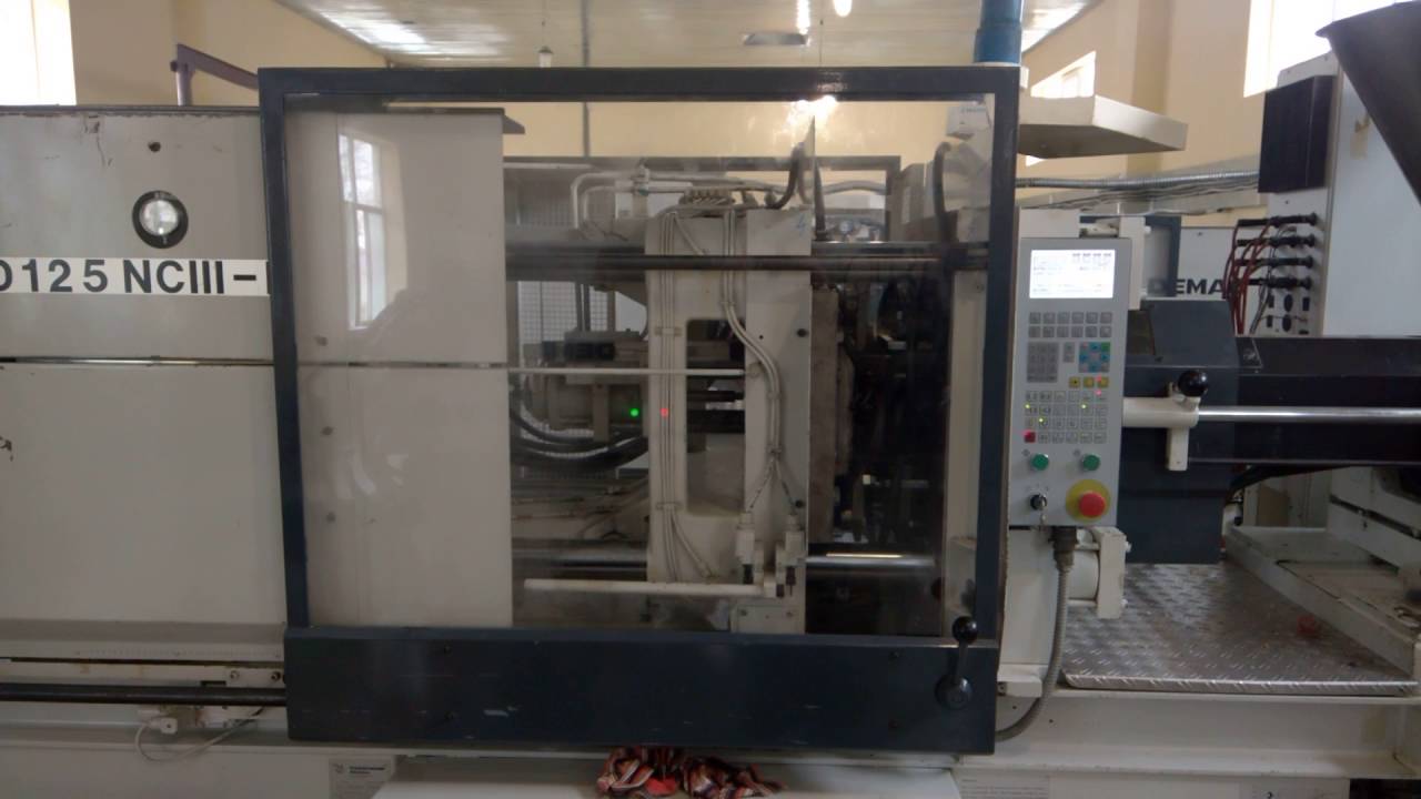 Работа модернизированного термопластавтомата Demag D125 NCIII P
