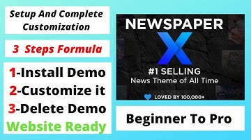 How to Customize WordPress Newspaper X | Newspaper theme Customization tutorial in Hindi/Urdu-2020