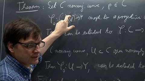 Algebraic Geometry - Lothar Göttsche - Lecture 20