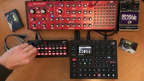 Syntron - Behringer Neutron, EHX Small Clone, Korg SQ-1 and Elektron Syntakt