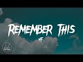 NF   remember this   lyrics video