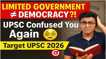 "What is Constitutional Government? | UPSC Trap Question Explained | Target UPSC 2026"