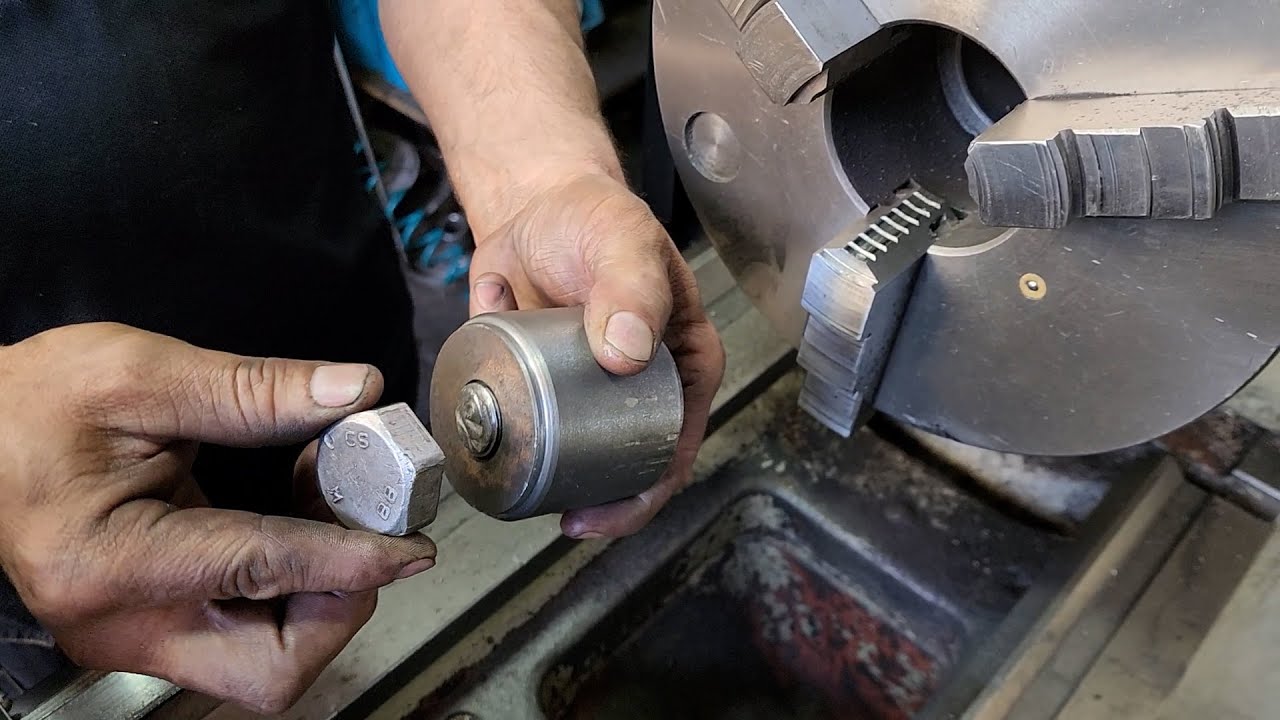how to remove broken screw by lathe machine lathe YouTube