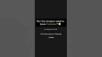 How Calculus powers chip design? 🔥 A step by step guide. #vlsi #chipdesign