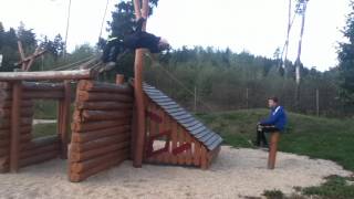 First Backflip from 2 Meters