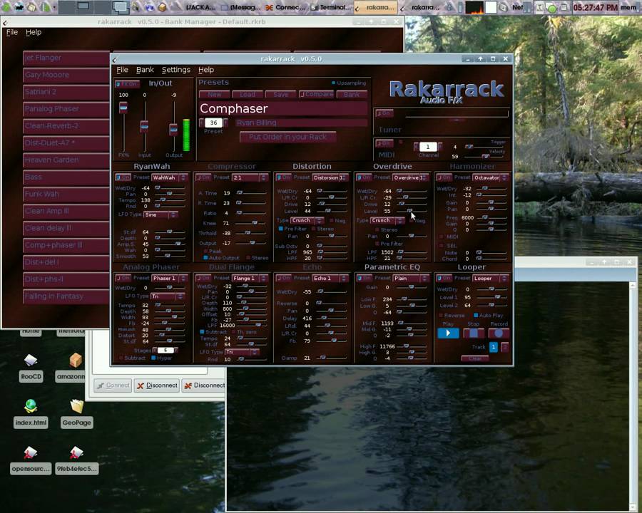 Guitar FX and Looping on Debian
